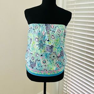 Lilly Pulitzer Adella Tube Top SZ S
